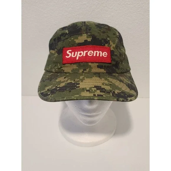 Supreme | Accessories | Supreme Digital Digi Camo Camp Cap Red Box 